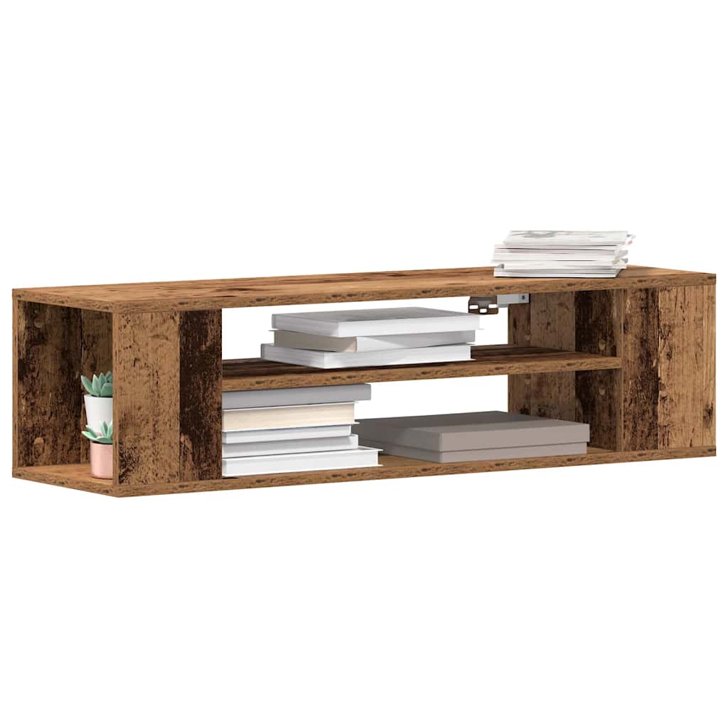Gabinete para TV 100 x 30 x 26,5 cm madeira antiga