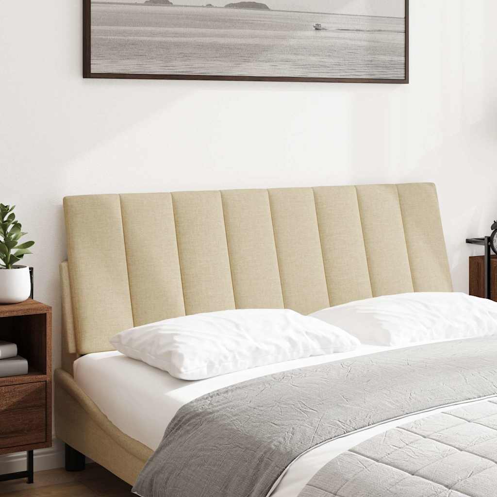 Almofadão de cabeceira hanko 140 cm tecido creme