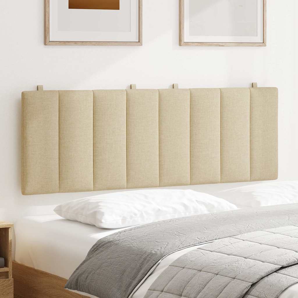 Almofadão de cabeceira hanko 140 cm tecido creme
