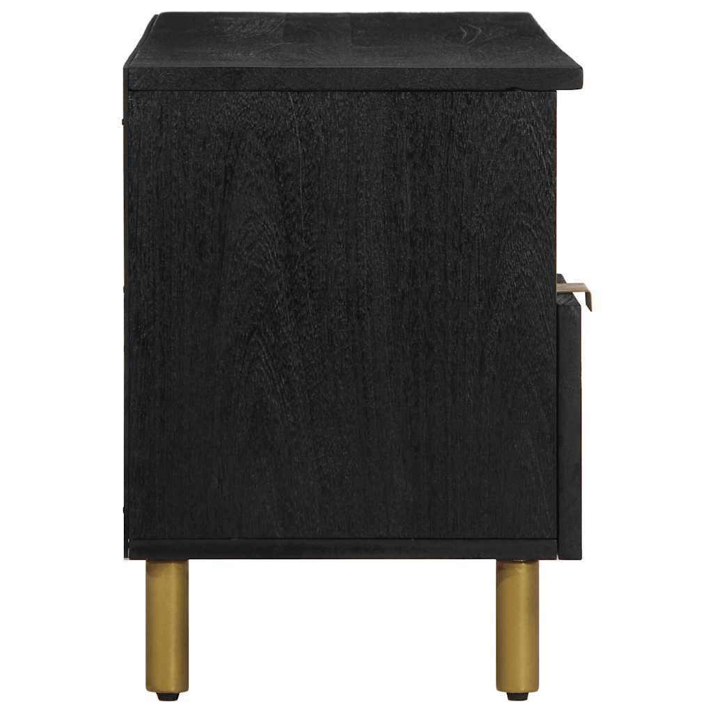 Móvel de TV 100x33x46 cm derivados de madeira preto