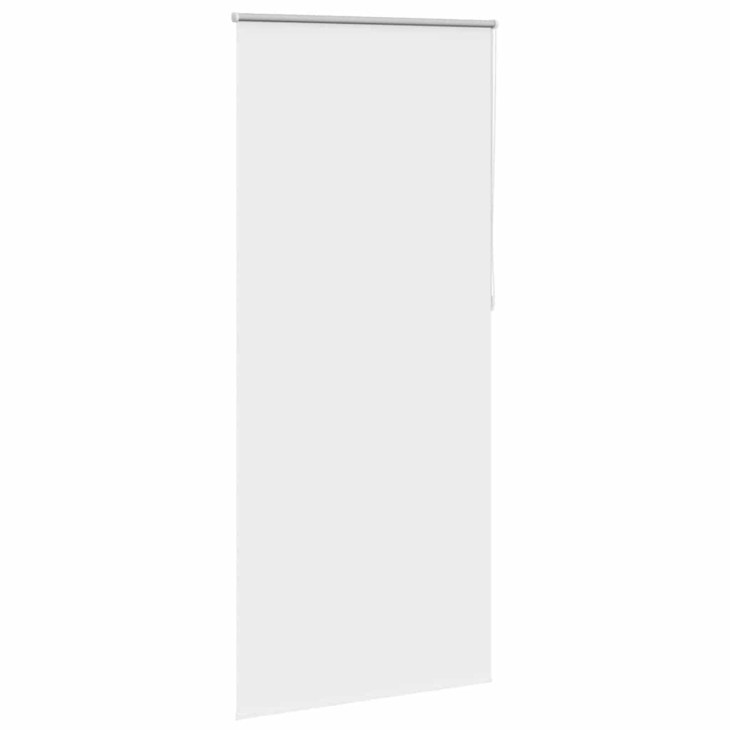 Cortina de rolo blackout, 104,4 x 230 cm, largura do tecido 100 cm, branca.