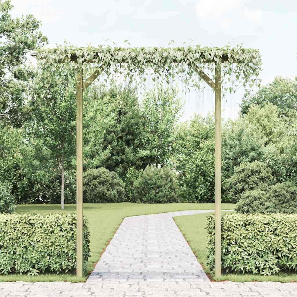 Pérgola de jardim 205x40x203 cm madeira