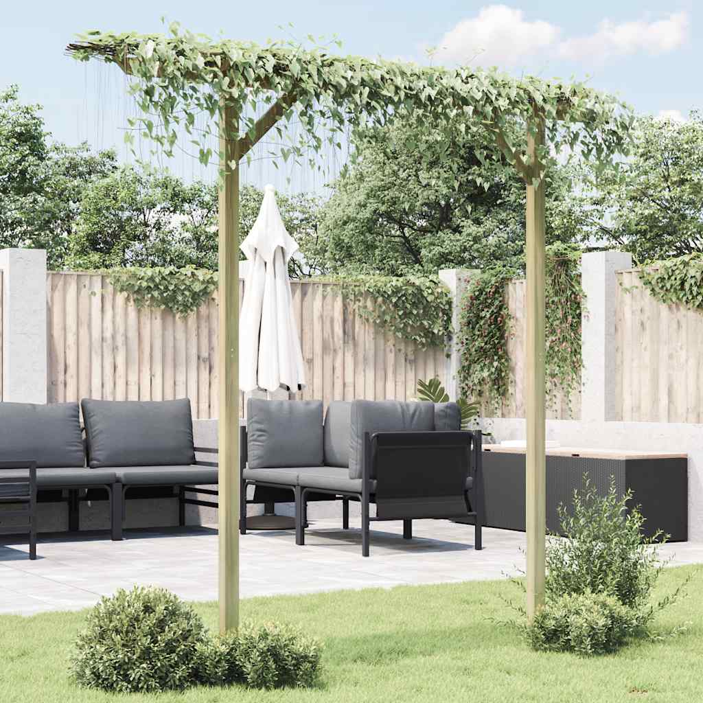 Pérgola de jardim 205x40x203 cm madeira