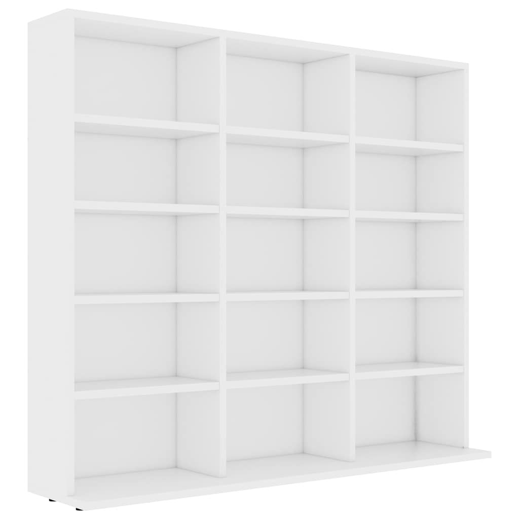 Armário para cd 100x23x89,5 cm derivados de madeira branco