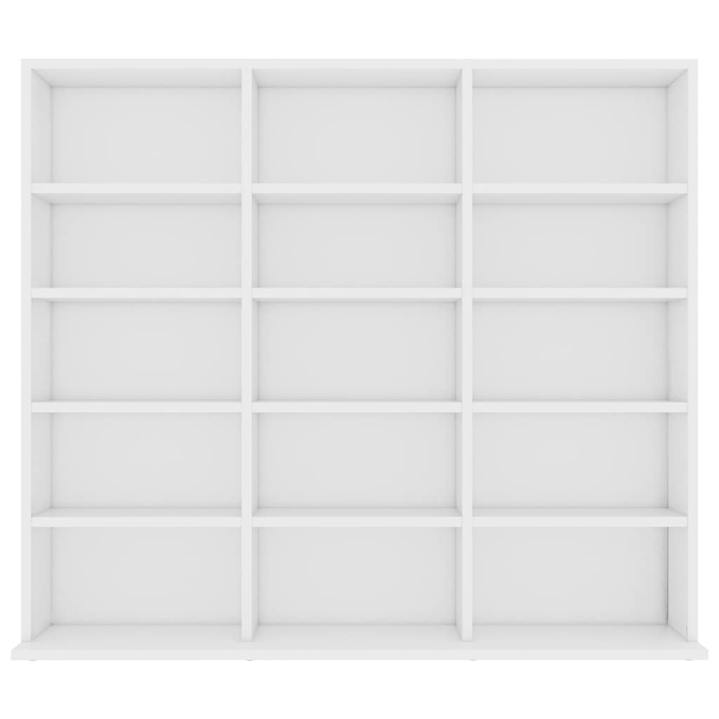 Armário para cd 100x23x89,5 cm derivados de madeira branco