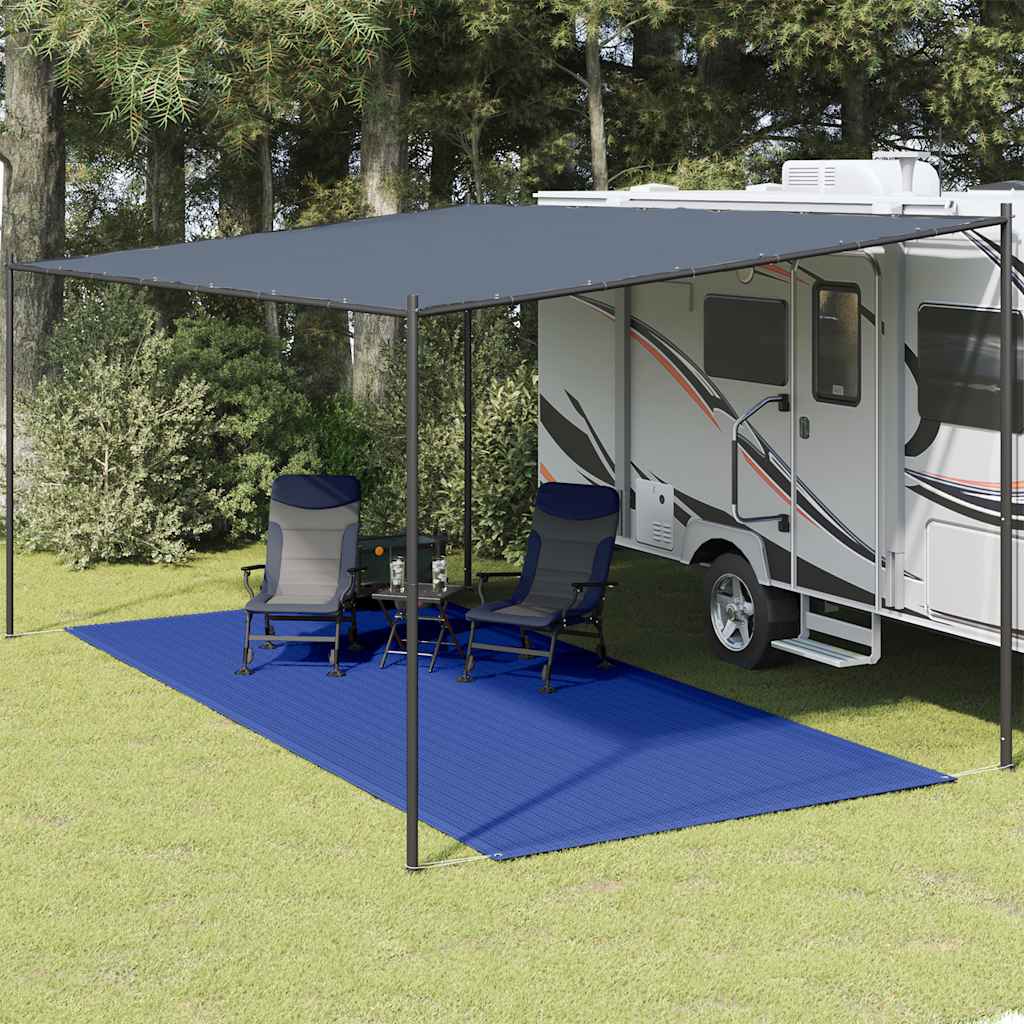 Tapete de campismo para tenda 250x550 cm azul