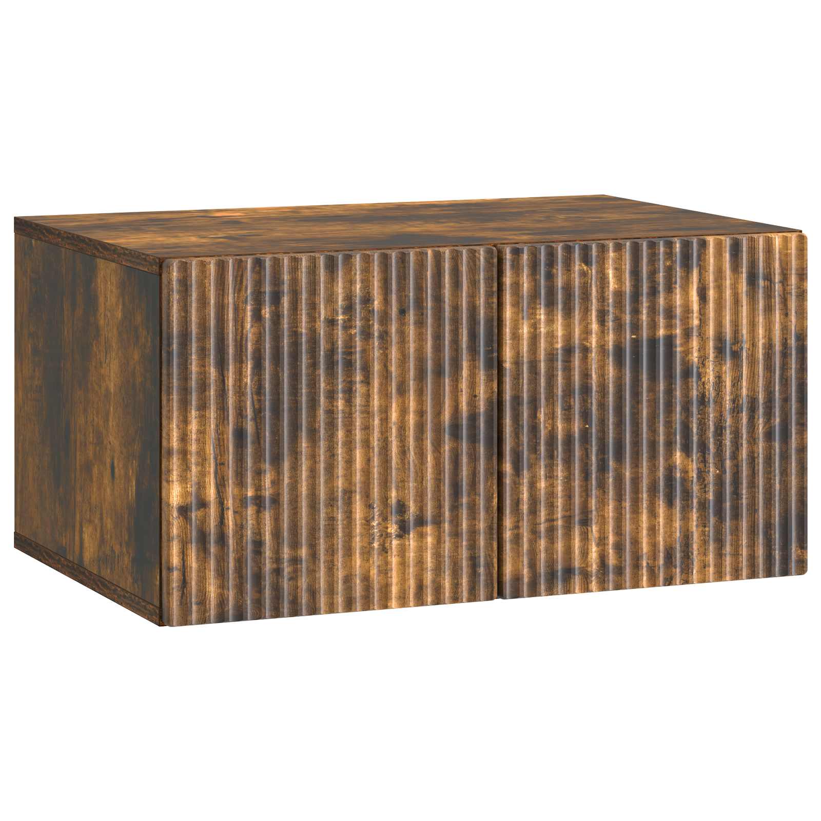 Gabinete de TV de parede carvalho fumado 59,5 x 41 x 30 cm