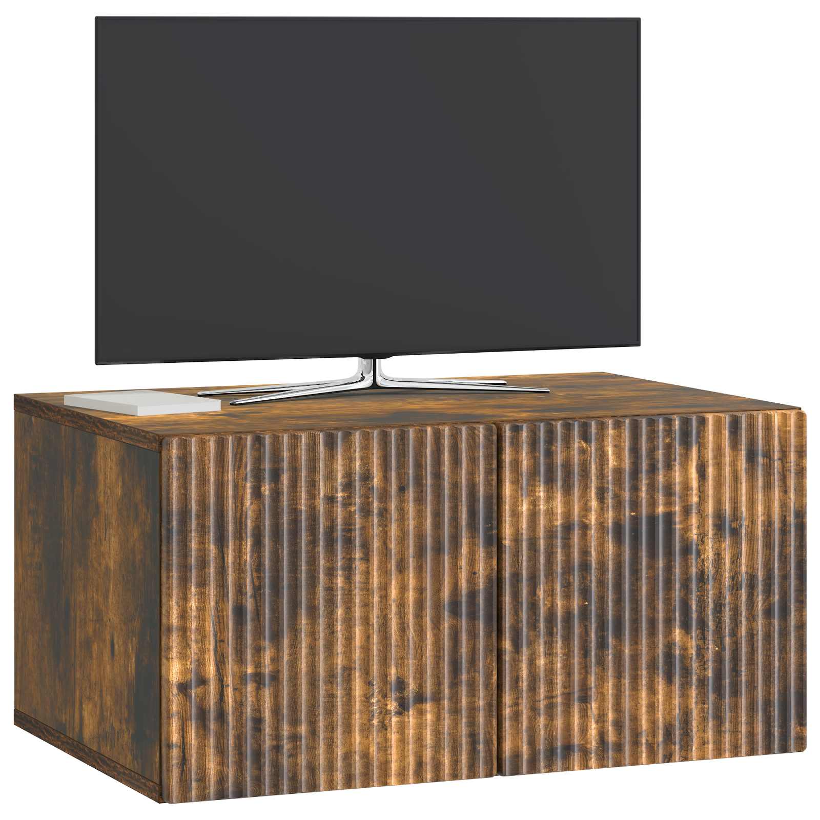 Gabinete de TV de parede carvalho fumado 59,5 x 41 x 30 cm