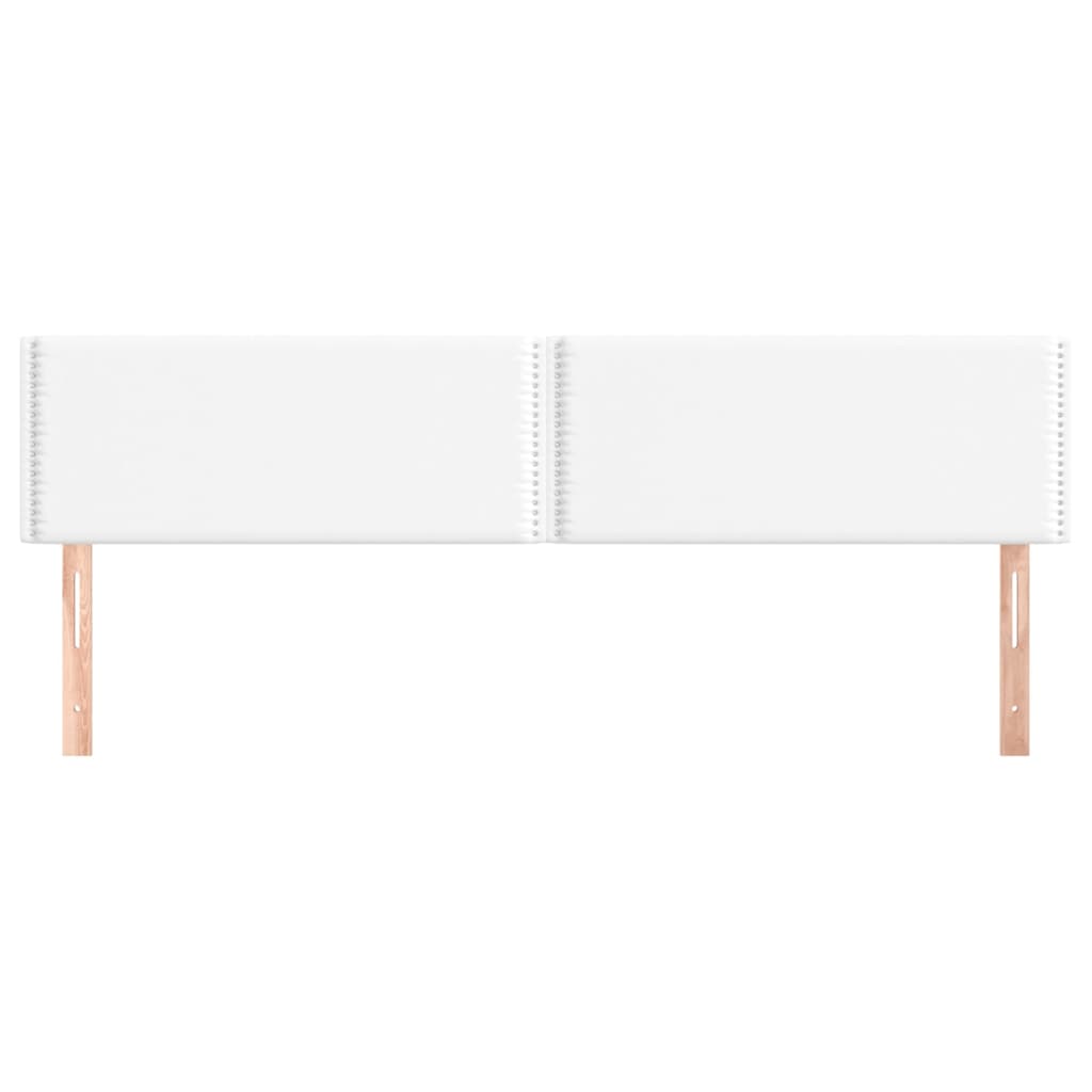 Cabeceiras branco 200x5x78/88 cm couro artificial