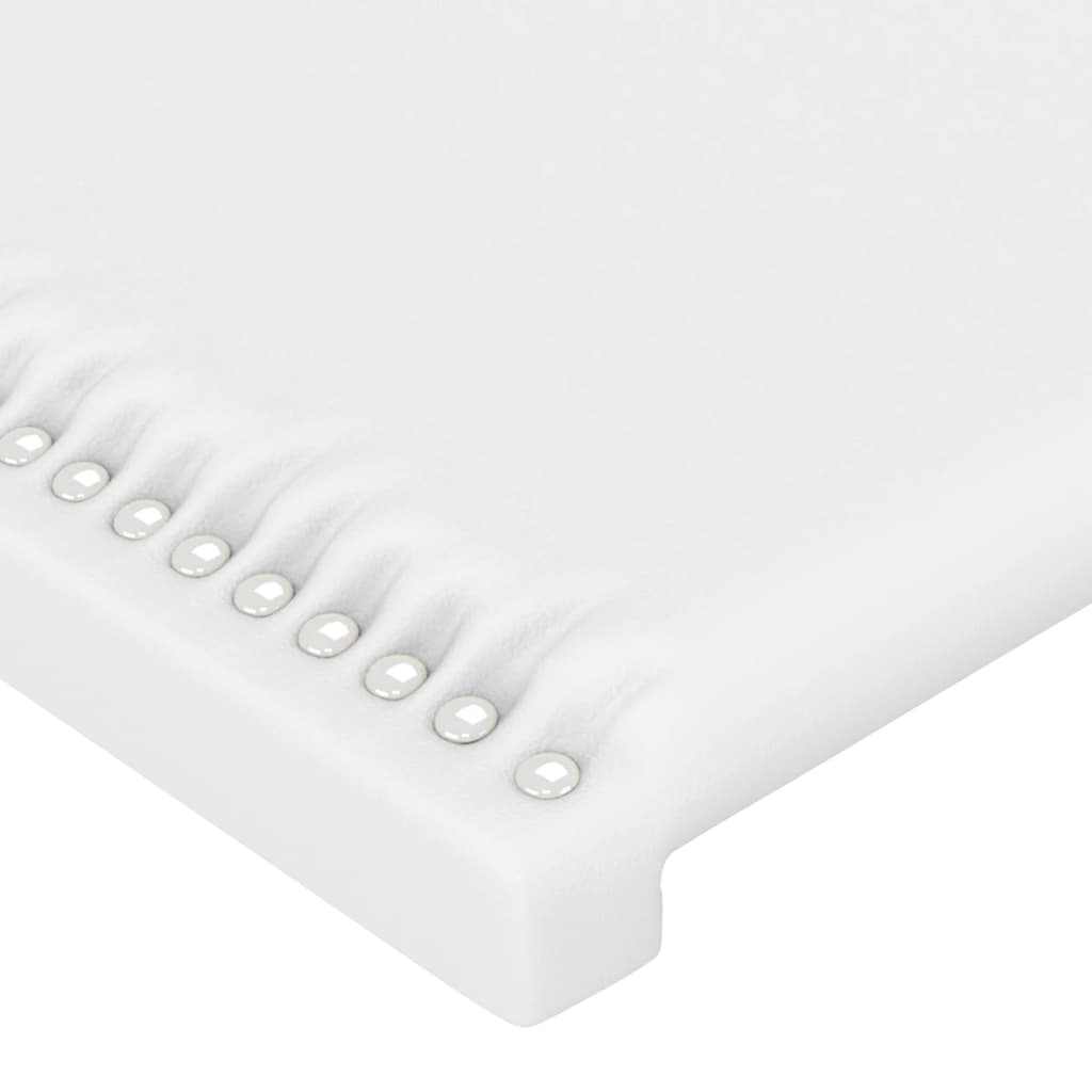 Cabeceiras branco 200x5x78/88 cm couro artificial