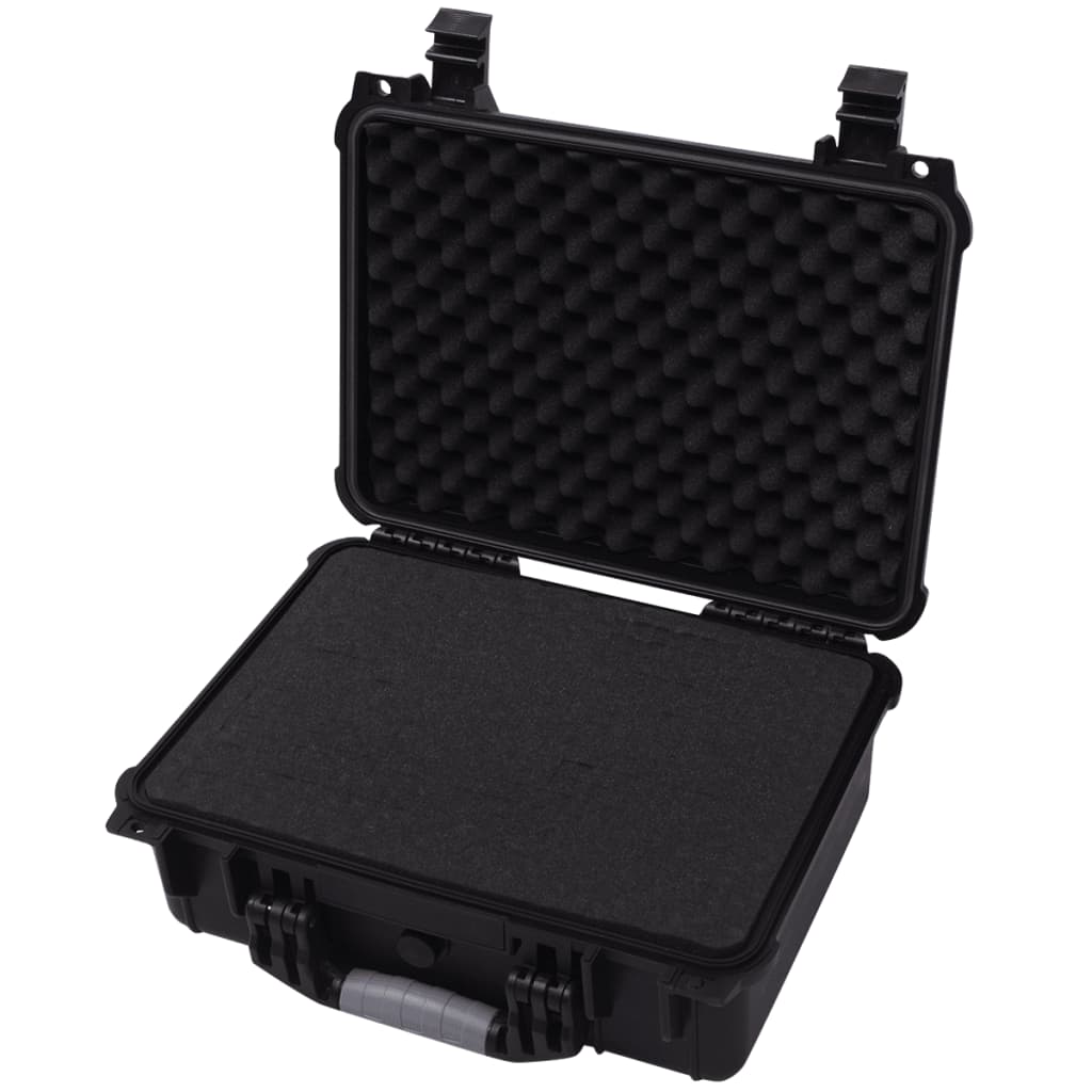 Caixa de equipamento protetora 40,6x33x17,4 cm preto