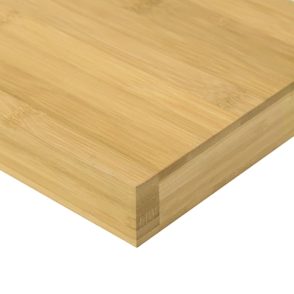 Prateleira de parede 100x20x4 cm bambu