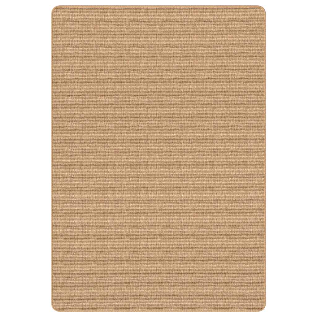 Tapete de divisão em juta com apoio de látex 160x230 cm natural