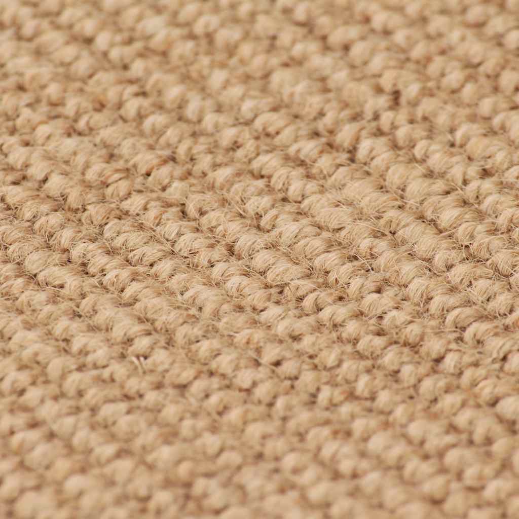 Tapete de divisão em juta com apoio de látex 160x230 cm natural