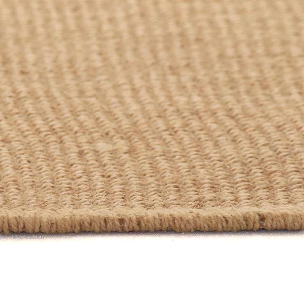 Tapete de divisão em juta com apoio de látex 160x230 cm natural