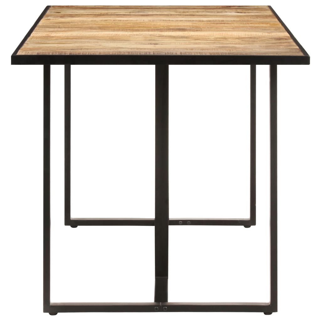Mesa de jantar 180 cm madeira de mangueira áspera