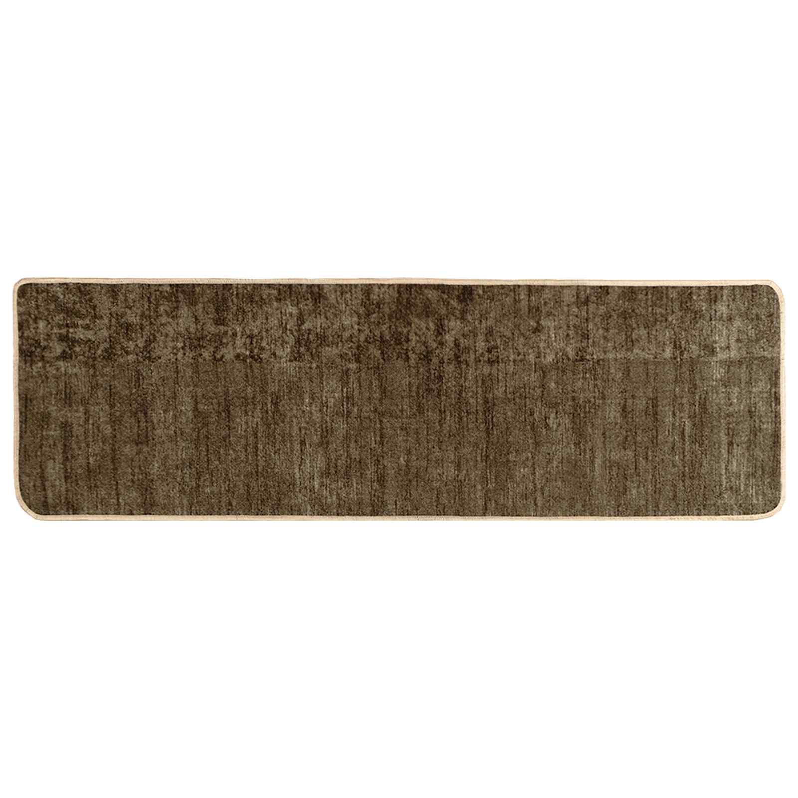 Passadeira marsa verde floresta 80 x 250 cm poliéster e PVC