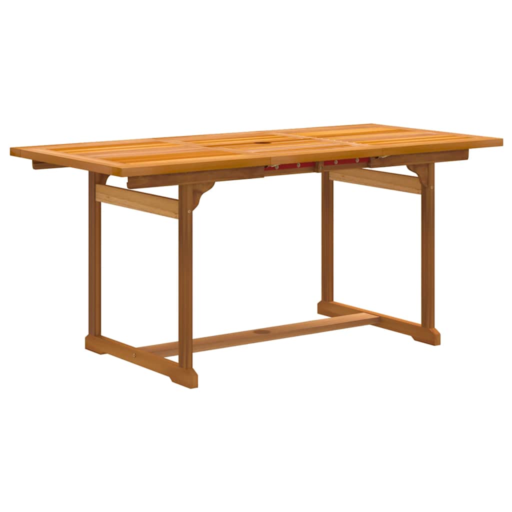 5 Pcs conjunto de jantar para jardim acácia maciça e textilene