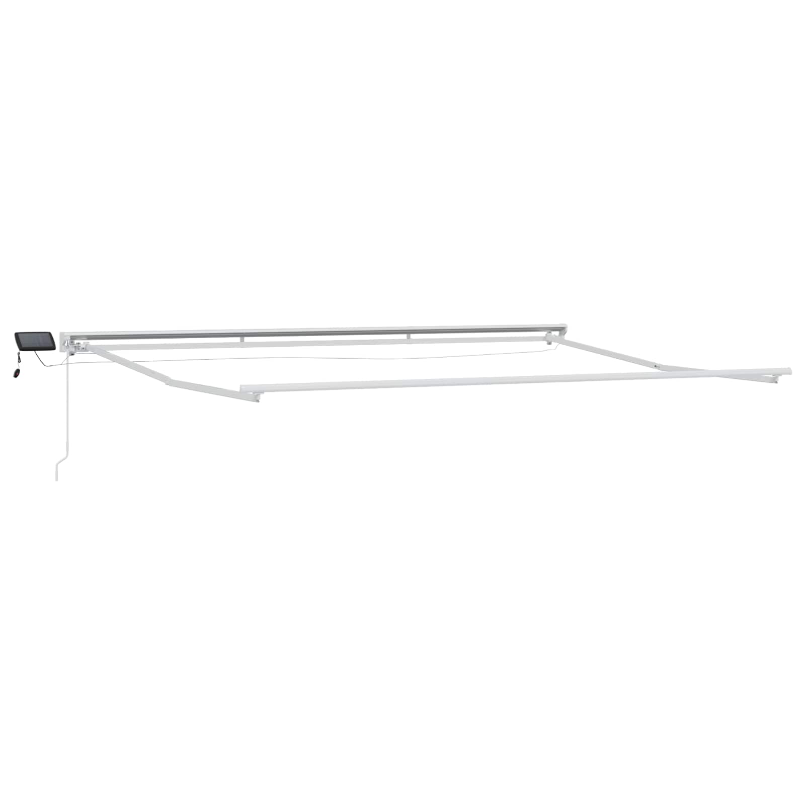 Estrutura de toldo manual com leds 5 × 3,5 m