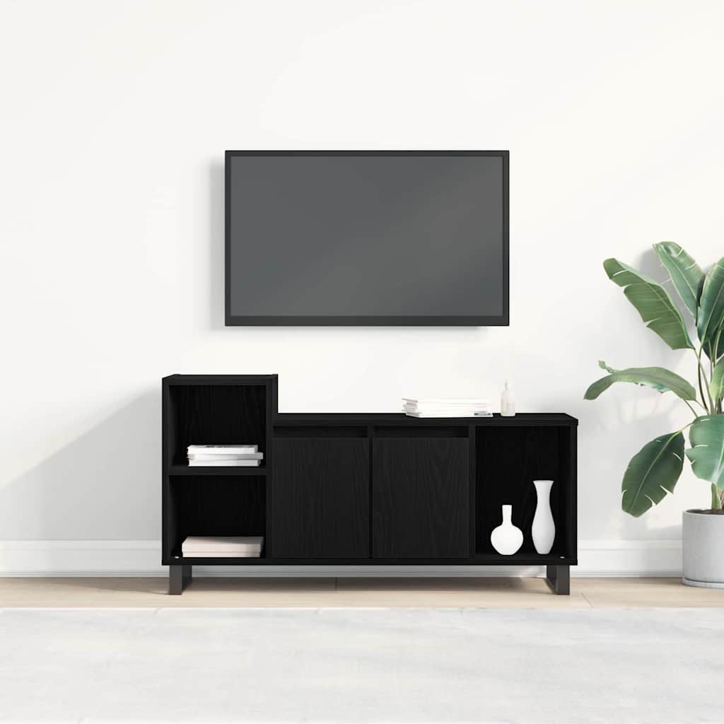 Conjunto de móvel de TV 100 x 35 x 55 cm carvalho preto