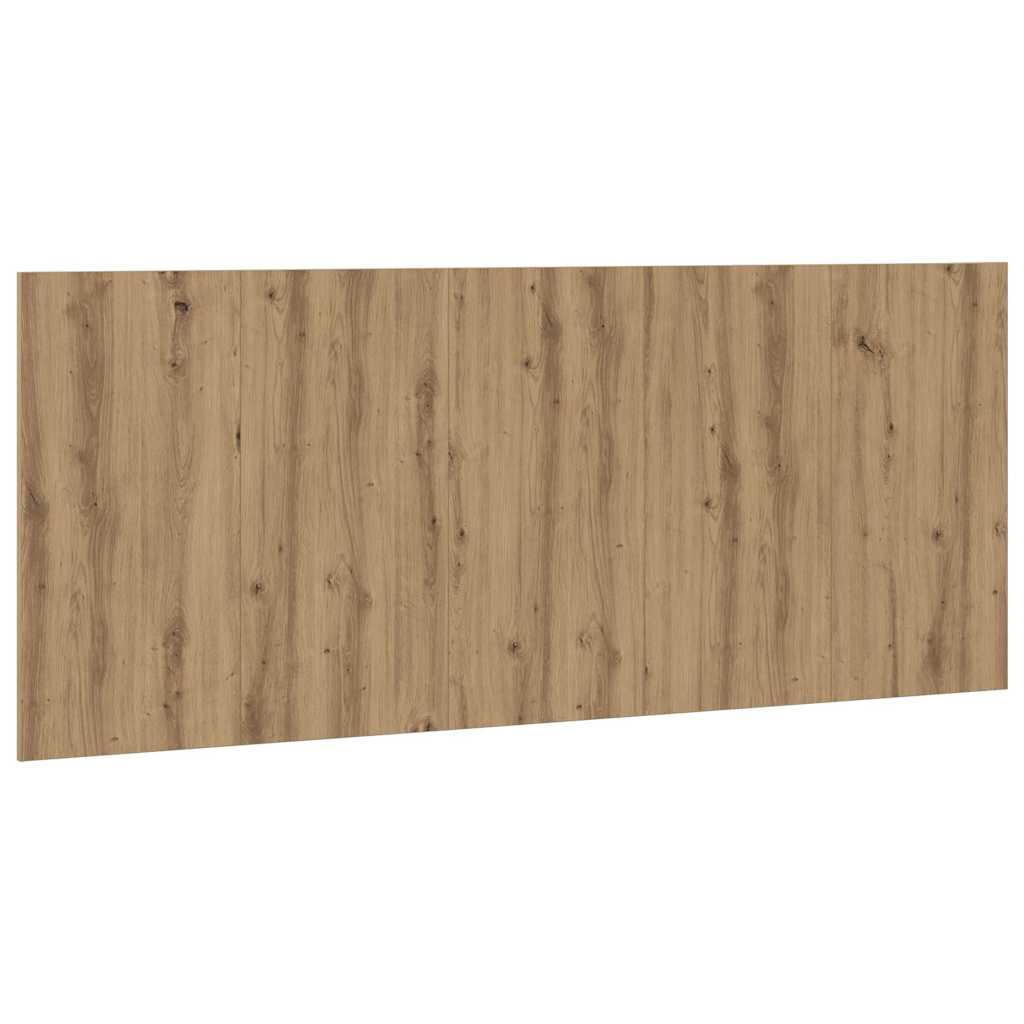 Cabeceira cama 200x1,5x80 cm deriv. madeira carvalho artisiano