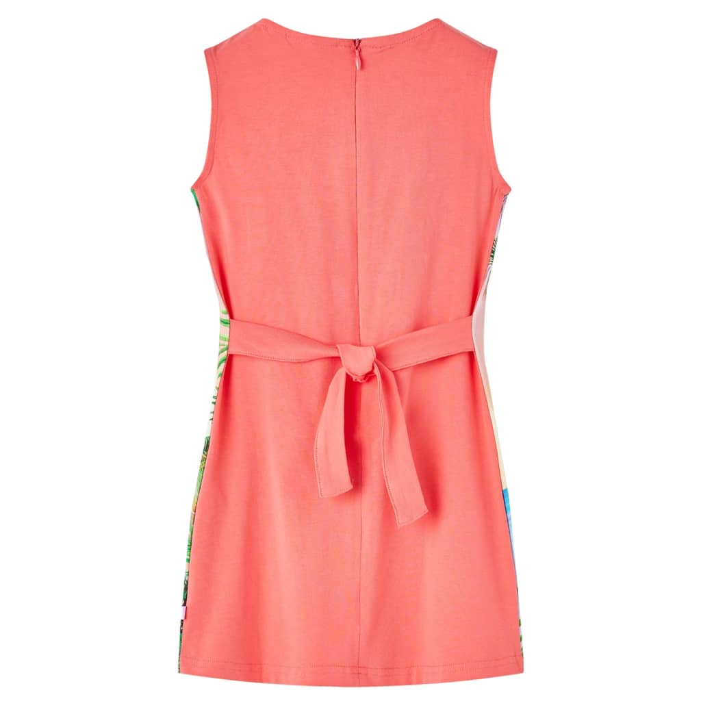 Vestido para criança coral 116