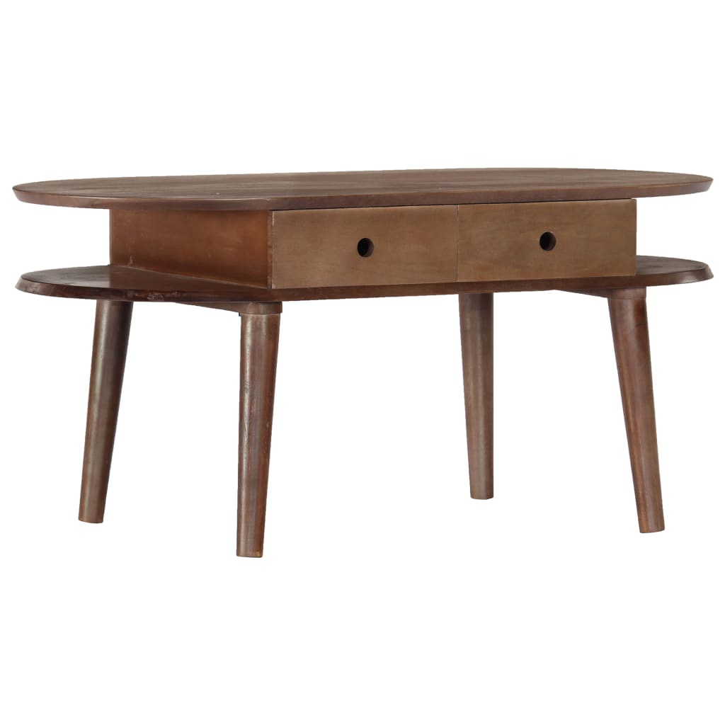 Mesa de centro 100x50x46 cm madeira de acácia maciça