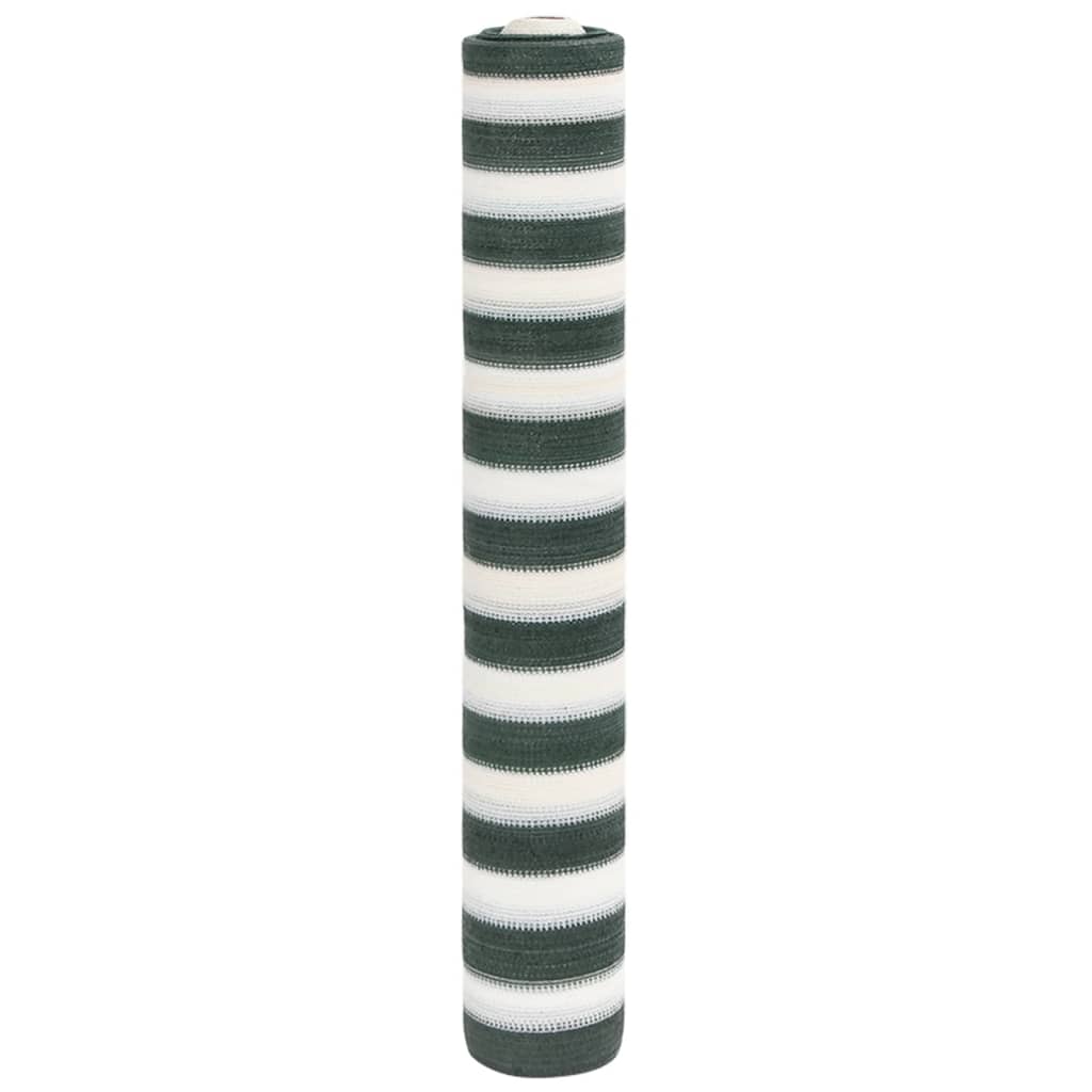 Rede ocultação p/ privacidade pead 195g/m² 1,8x25m verde branco