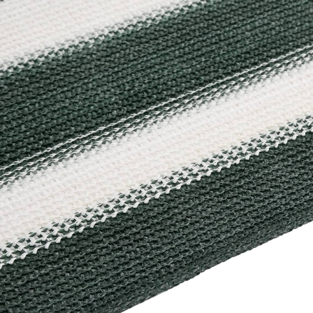 Rede ocultação p/ privacidade pead 195g/m² 1,8x25m verde branco
