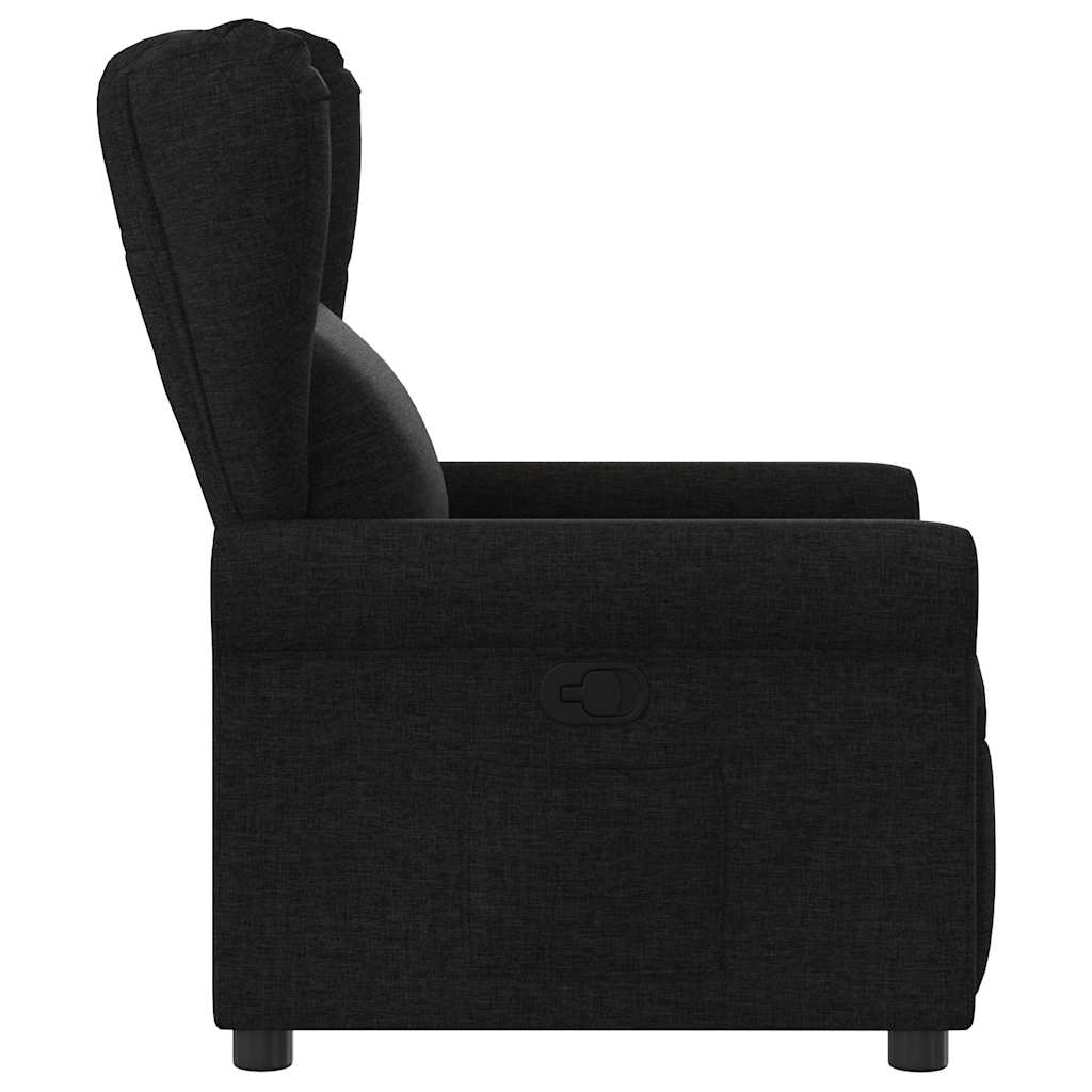 Poltrona reclinável tecido preto