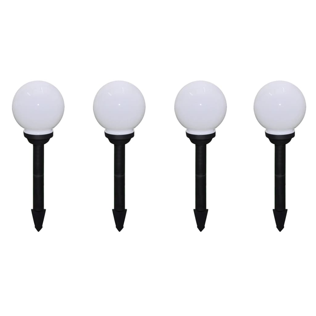 Candeeiros de exterior 8 pcs LED 15 cm com estacas de enterrar