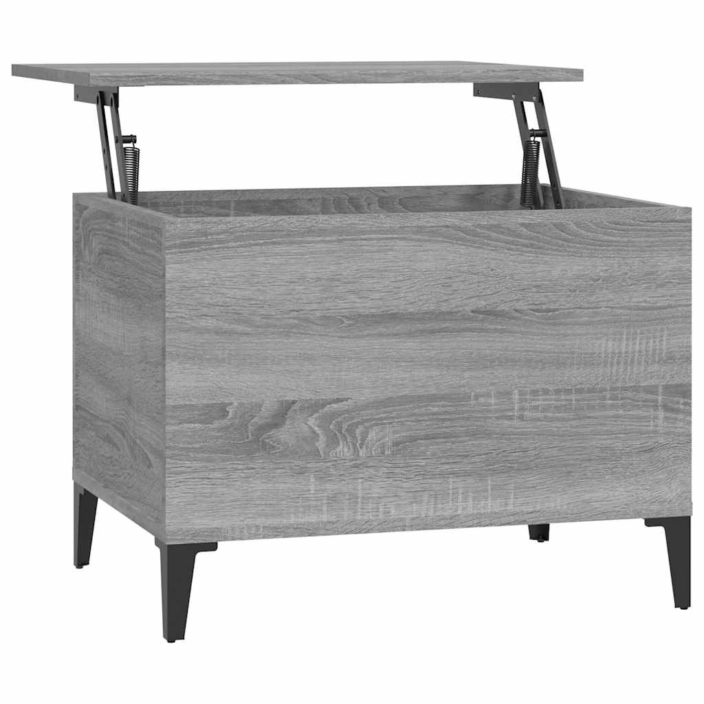 Mesa de centro 60x44,5x45 cm derivados de madeira cinza sonoma