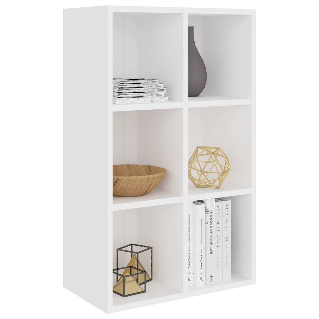 Estante/aparador 66x30x98 cm contraplacado branco