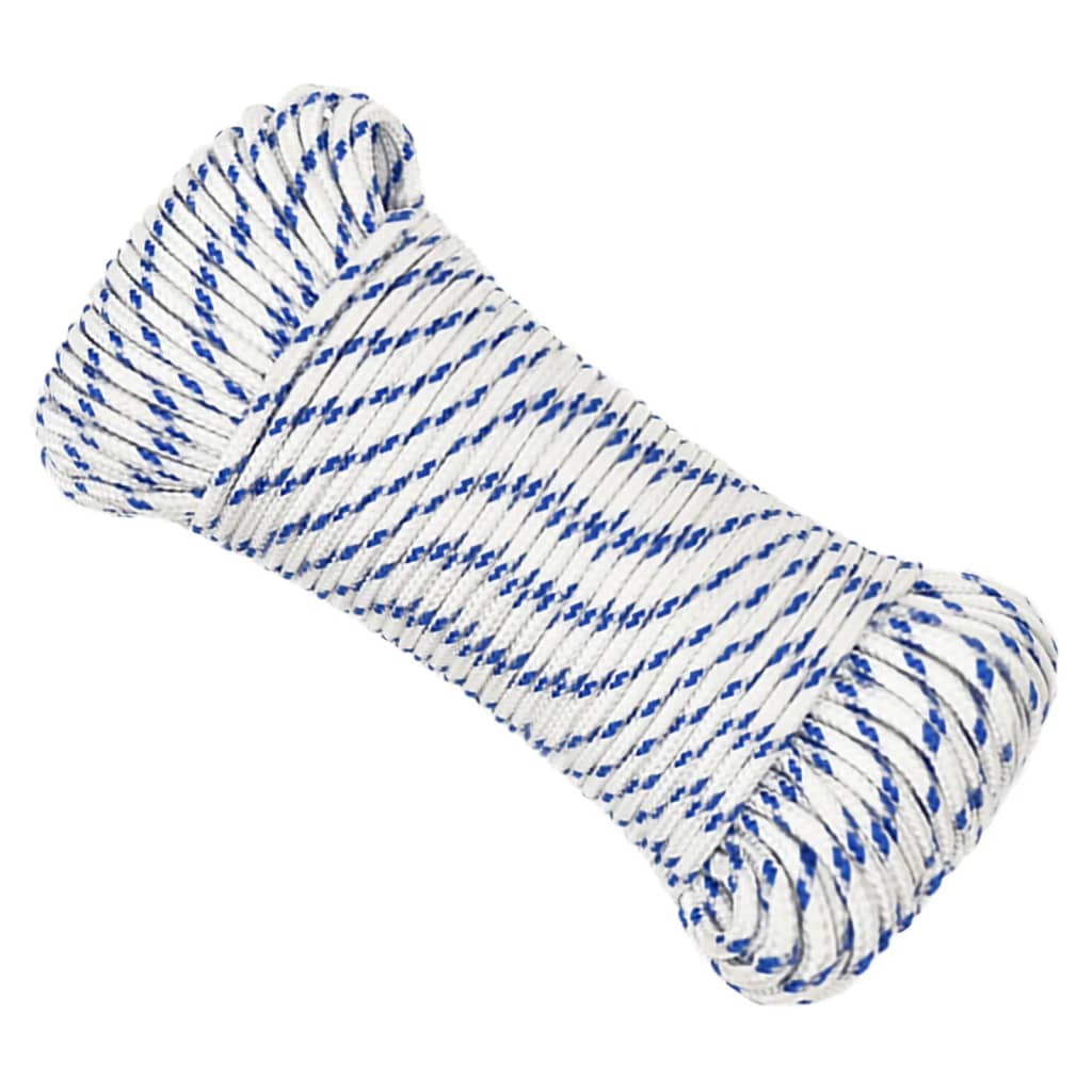 Corda de barco 5 mm 50 m polipropileno branco