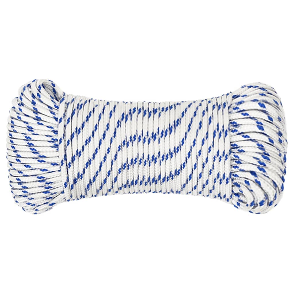 Corda de barco 5 mm 50 m polipropileno branco