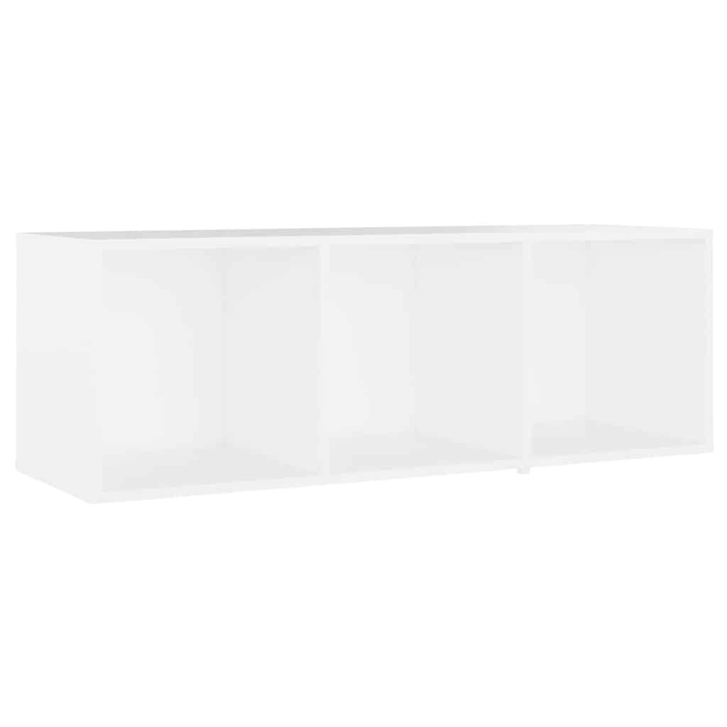 Móveis de TV 2 pcs 107x35x37 cm contraplacado branco