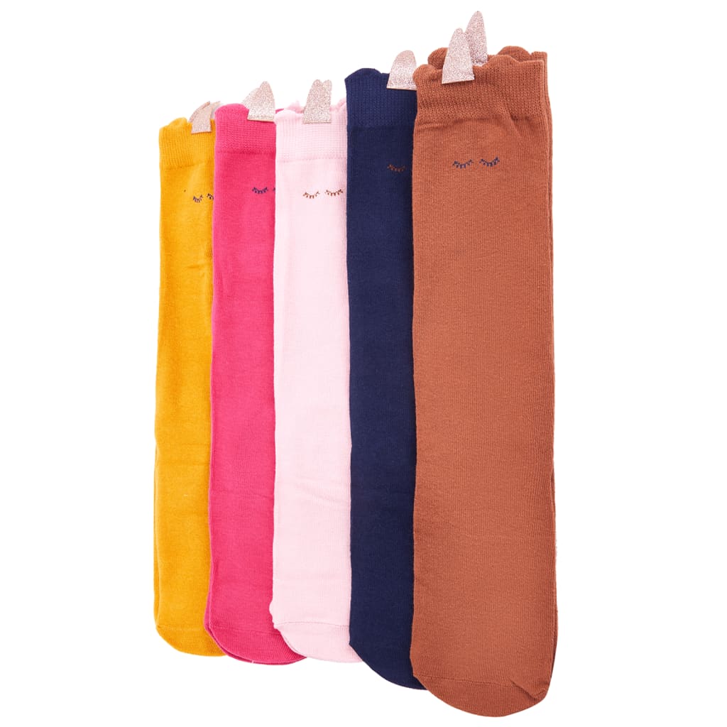 Meias para criança 5 pares ue 23-26