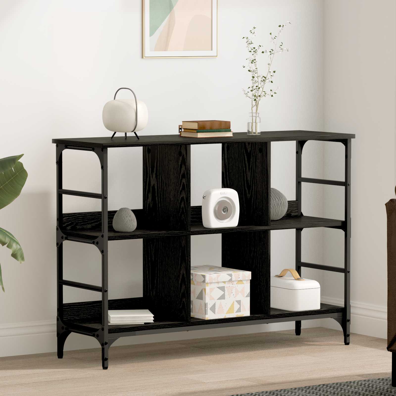 Buffet carvalho preto 102 x 32 x 73,5 cm