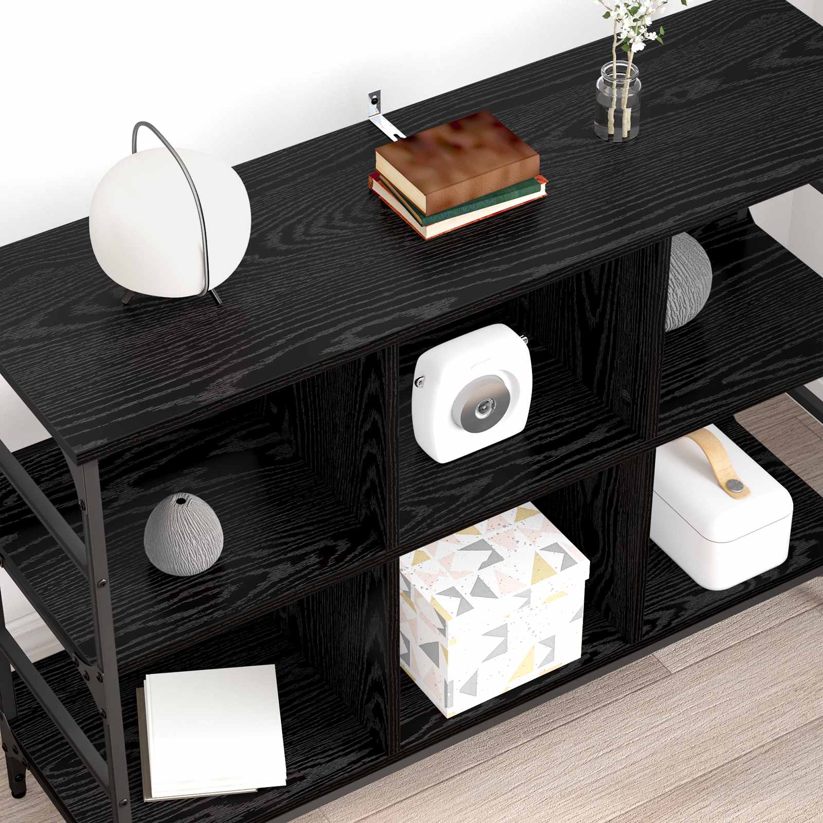 Buffet carvalho preto 102 x 32 x 73,5 cm