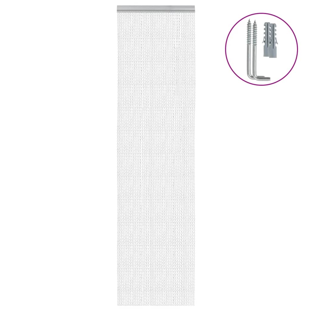 Mosquiteira para porta de correntes 56x186 cm alumínio