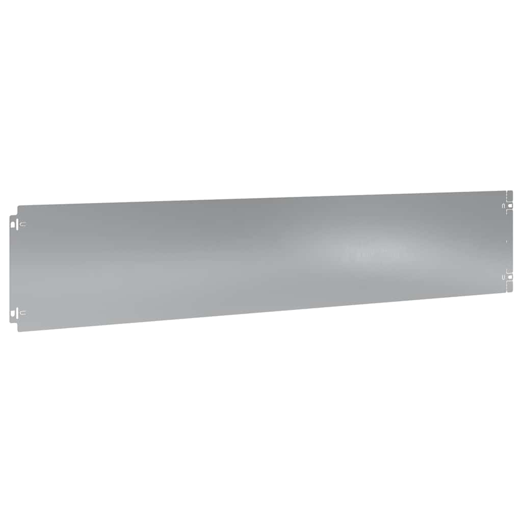 Bordas de relvado 10 unid 20x103 cm aço galvanizado