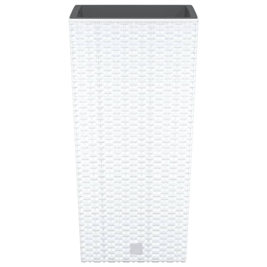 Vaso com interior removível 11/26,5 l vime PP branco