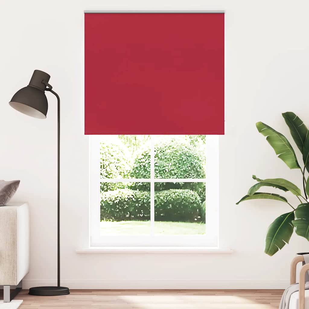 Persiana de enrolar 125x230 cm largura tecido 121,6cm poliéster