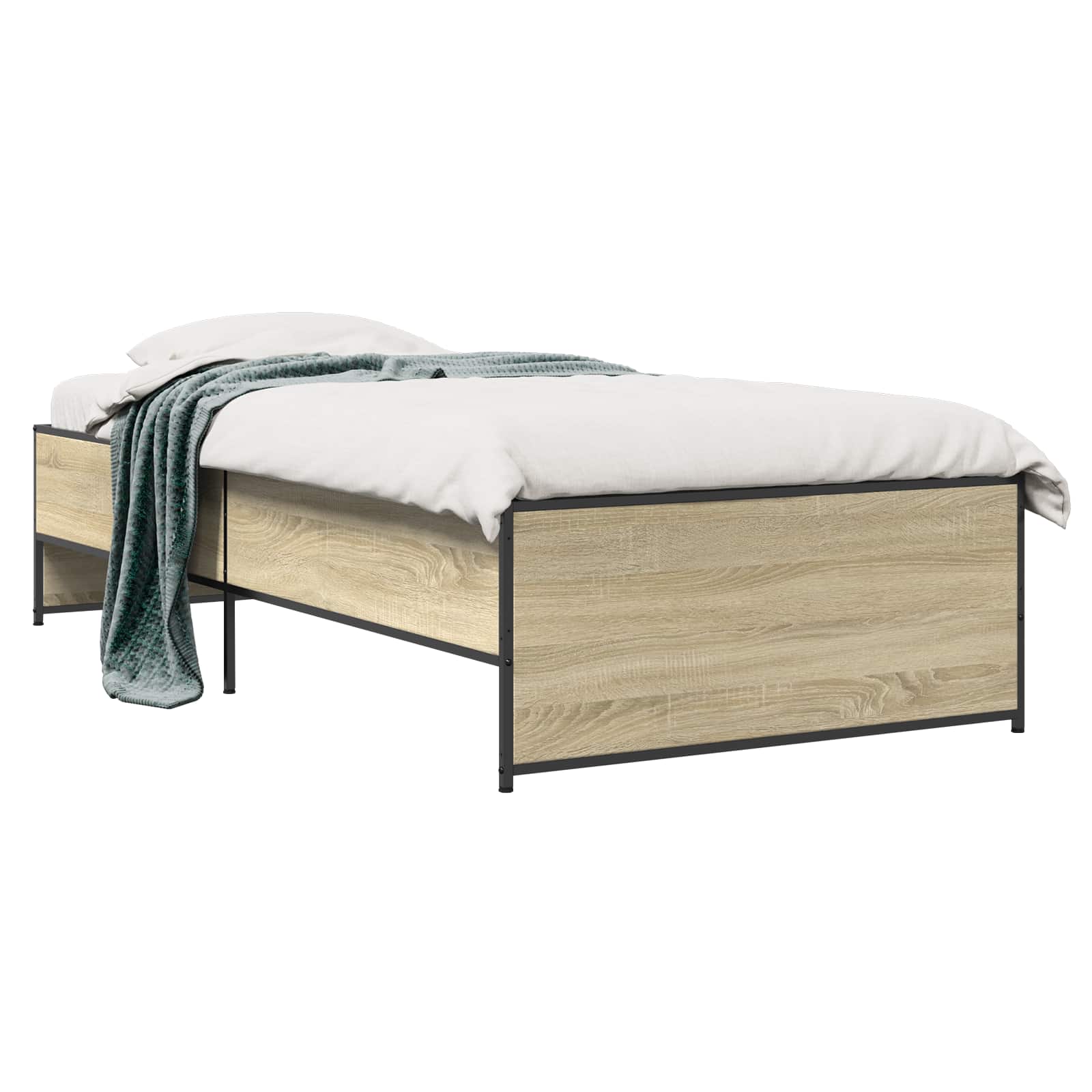 Estrutura da cama carvalho sonoma 80 x 200 cm