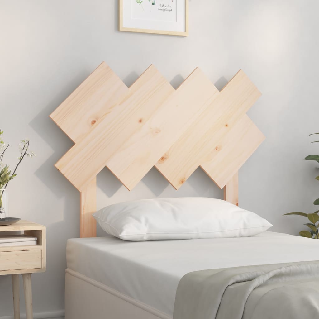 Cabeceira de cama 92x3x81 cm pinho maciço