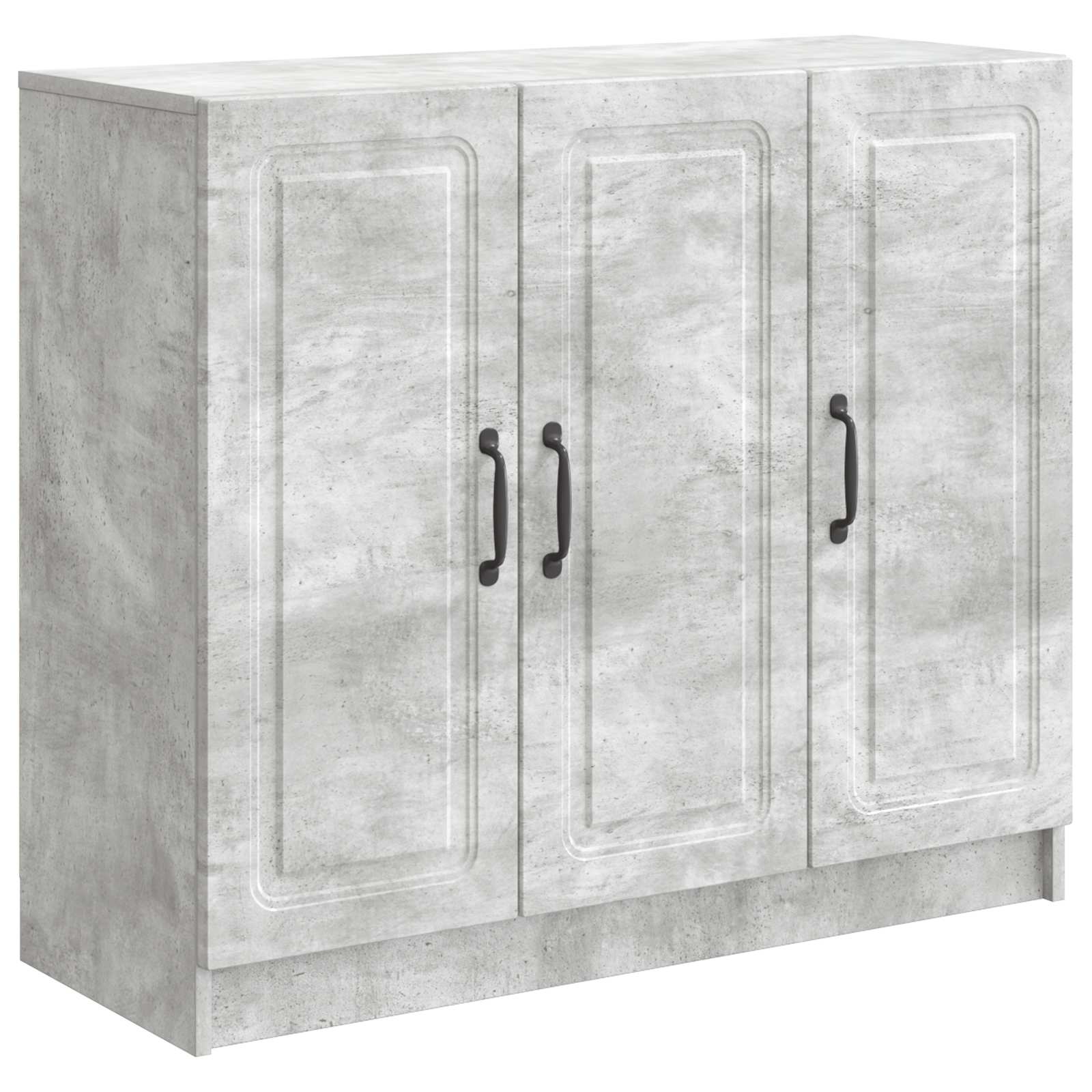 Buffet cinzento cimento 89 x 34,5 x 77 cm derivados de madeira