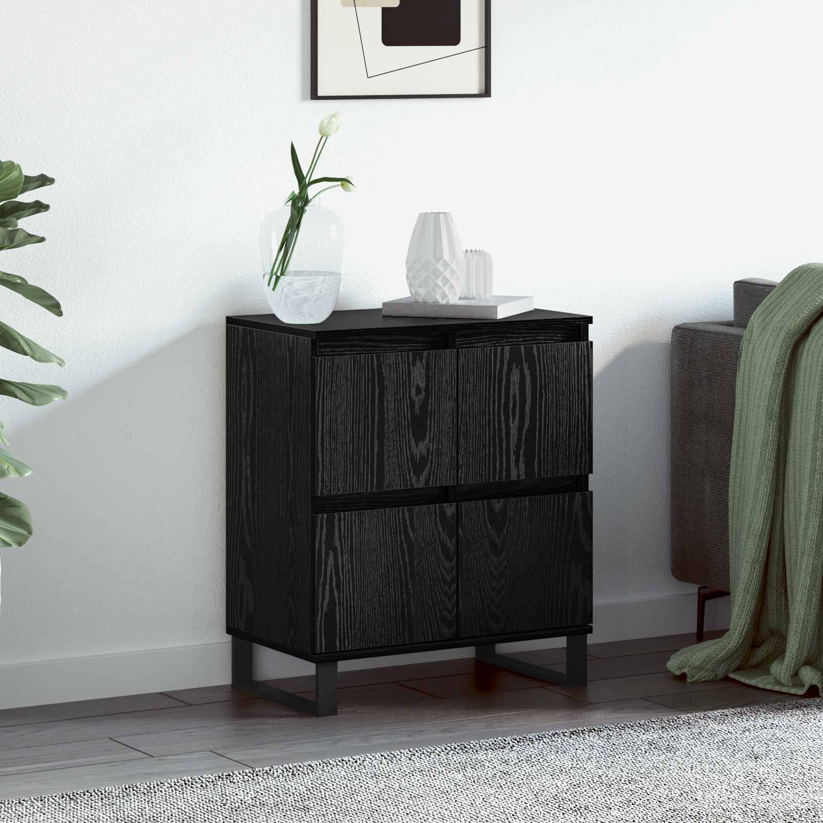 Buffet carvalho preto 60 x 35 x 70 cm