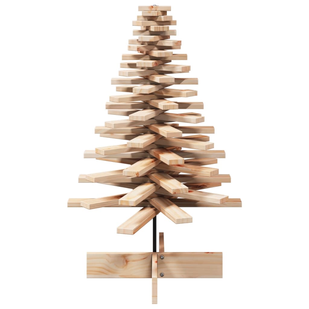 Árvore de natal decorativa 100 cm madeira de pinho maciça