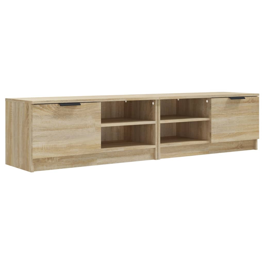 Armários TV 2pcs 80x35x36,5cm madeira proc. cor carvalho sonoma