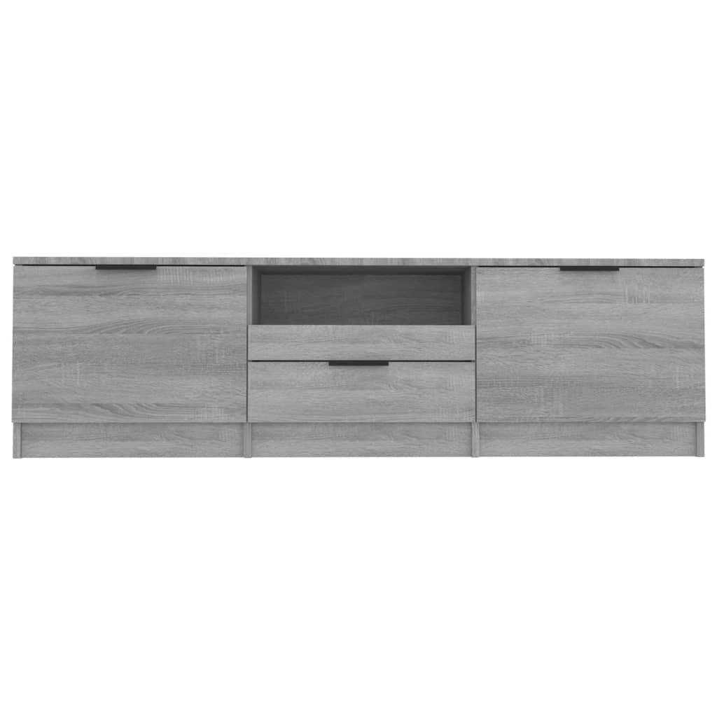 Móvel de TV 140x35x40 cm derivados de madeira cinzento sonoma